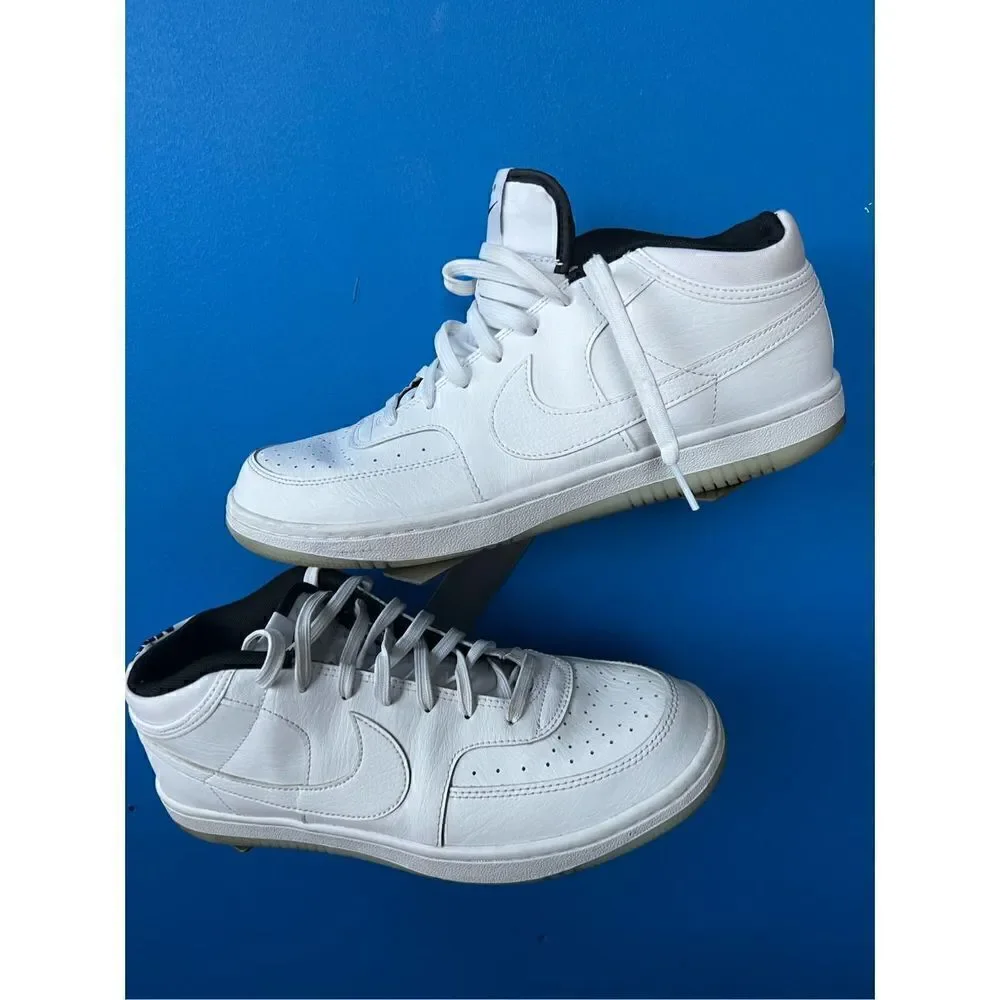 Size 11 - Nike Sky Force 3/4 White W/ Gum Sole